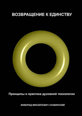 Живорад Славинский Возвращение к Единству: Принципы и практика духовной технологии обложка книги