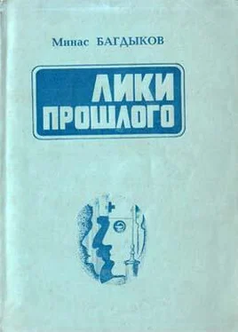 Минас Багдыков Лики прошлого обложка книги