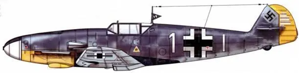 Bf 109F2 из 7jg 2 СенПоль Франция лето 1941 г Пилот Oberleutnant - фото 386