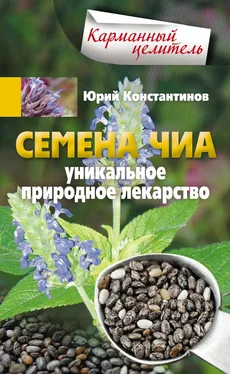 Юрий Константинов Семена чиа. Уникальное природное лекарство обложка книги