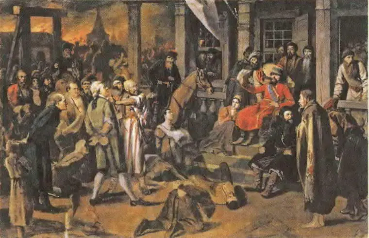 Суд Пугачева ХудВ Перов Сражение при Рымнике 1 сентября 1789 г - фото 19