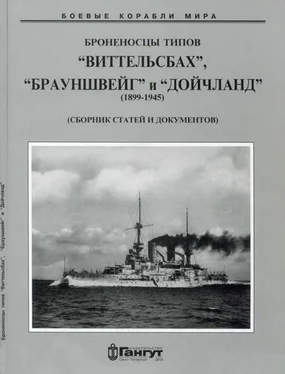 Неизвестный Автор Броненосцы типов “Виттельсбах”, “Брауншвейг” и “Дойчланд”. 1899-1945 гг. (Сброник статей и документов) обложка книги