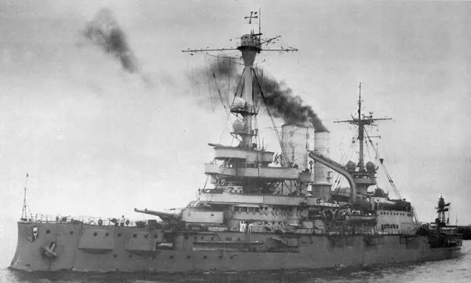 Шлезиен после модернизации Броненосец Шлезиен - фото 187