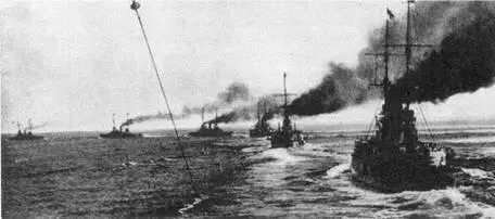 Германский флот на маневрах 1900е гг Военноморские силы Германии в 1904 - фото 42