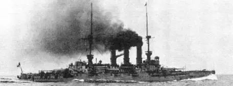 Броненосец Дойчланд во время испытаний Сентябрь 1906 г На русских судах - фото 45
