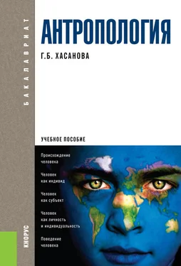 Галия Хасанова Антропология. Учебное пособие обложка книги