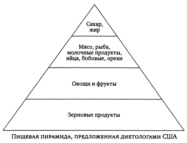 Пищевая пирамида предложенная диетологами США Пирамида дает наглядное - фото 1