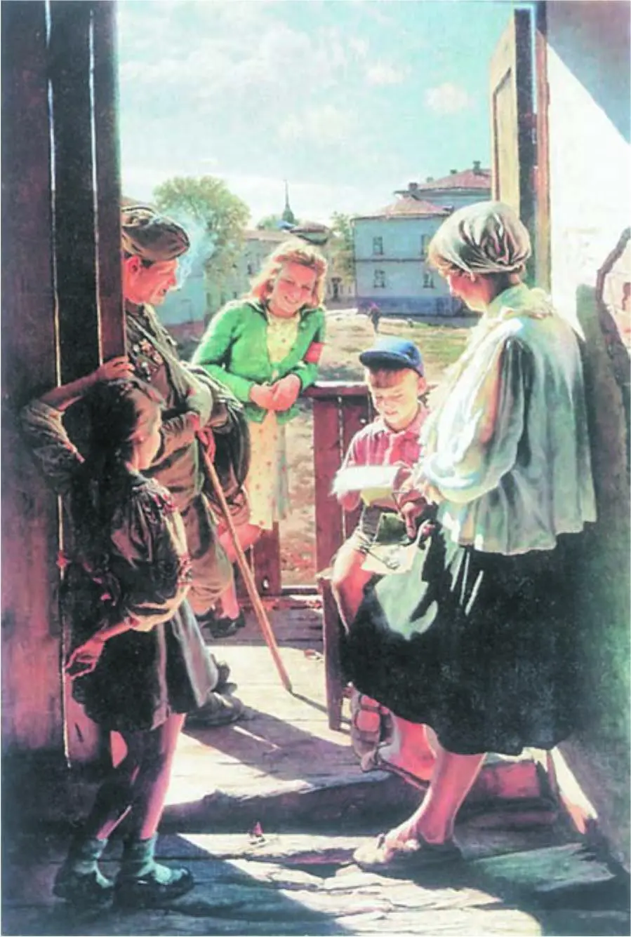 А И Лактионов Письмо с фронта 1947 г П А Кривоногов Победа 1948 г - фото 207