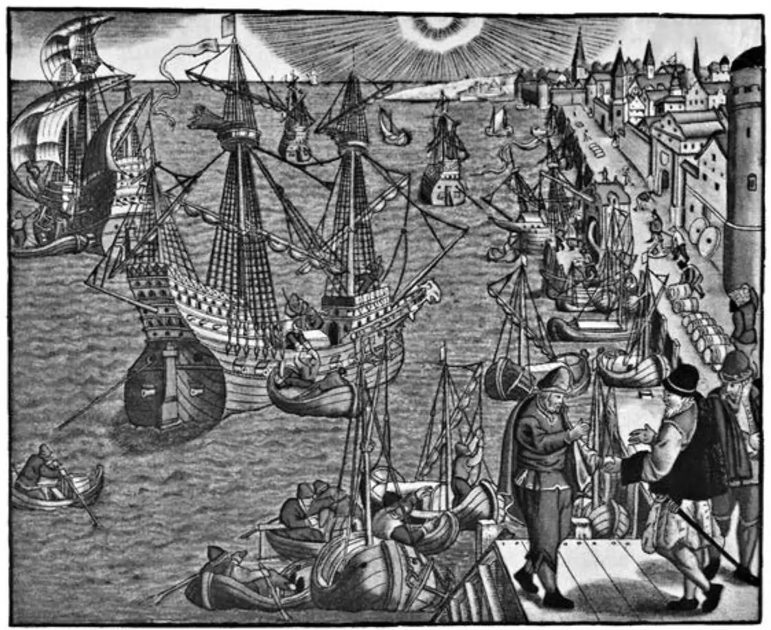 Испанский флот покидает порт Рисунок XVI в Все эти богатства добывались - фото 203