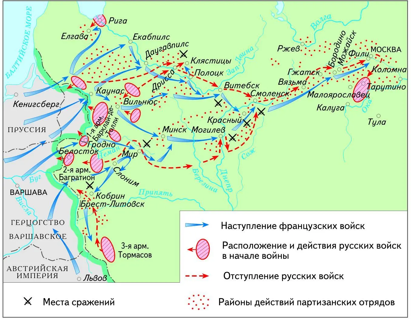 Нашествие армии Наполеона на Россию Изгнание армии Наполеона из России - фото 308