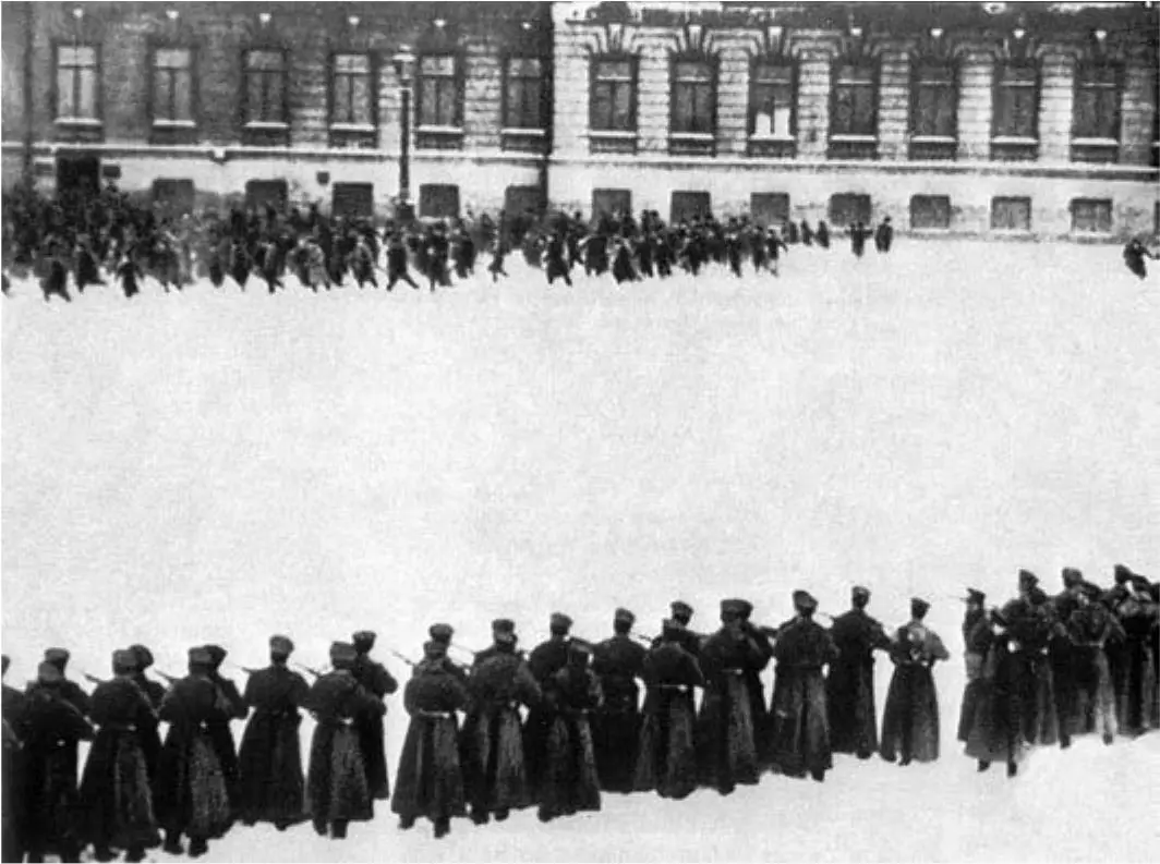 Расстрел рабочего шествия 9 января 1905 г Фото К Буллы События 9 января 1905 - фото 19