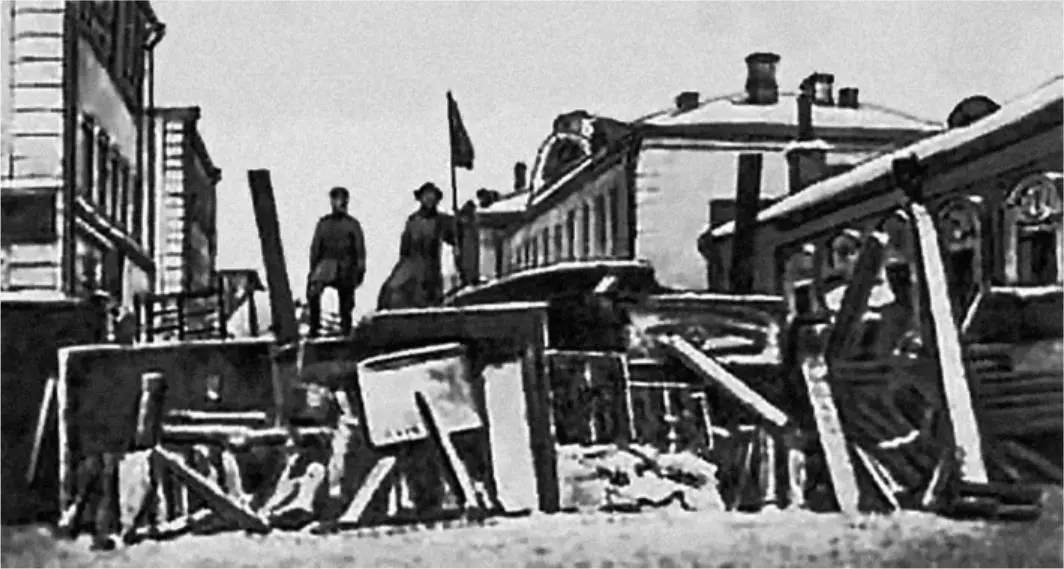 Москва Баррикады на Малой Бронной Декабрь 1905 г Думская монархияНиколай - фото 21