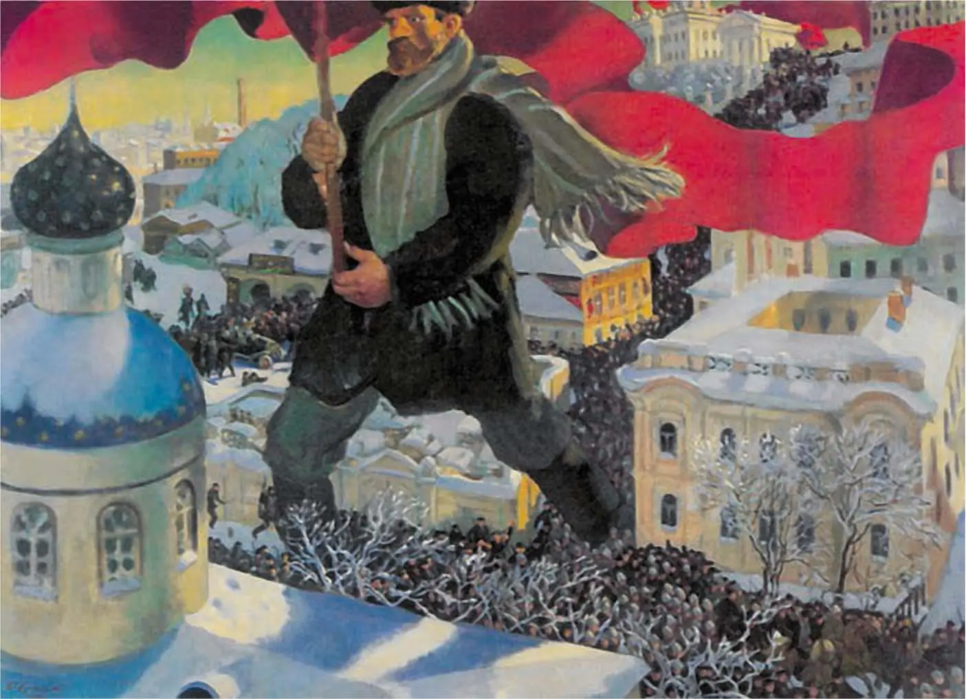 Большевик Художник Б Кустодиев 1920 г Девушка с кувшином Художник А - фото 232