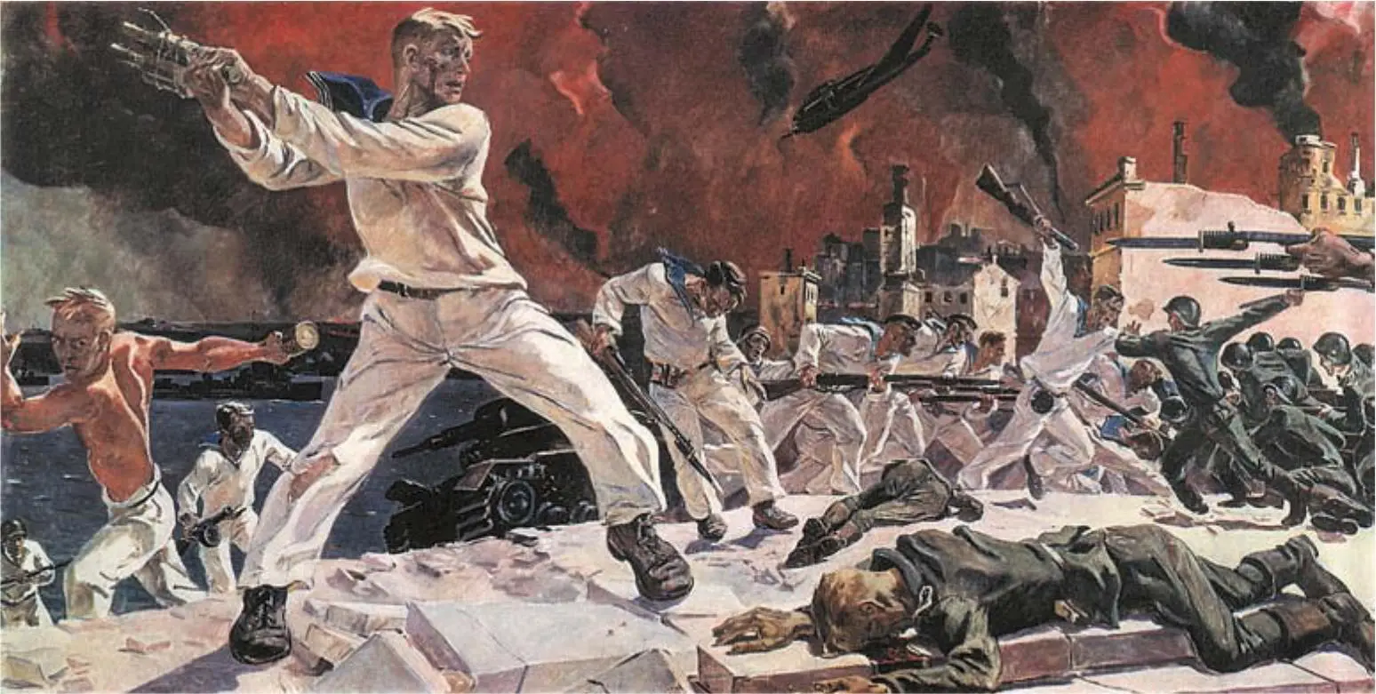 Оборона Севастополя Художник А Дейнека 1942 г Сенокос Художник А - фото 236