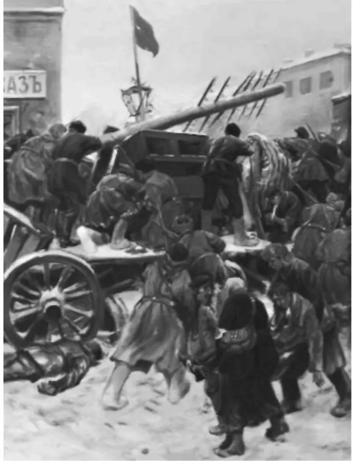 Баррикады на Пресне Декабрь 1905 г Художник И Владимиров Совет министров - фото 14