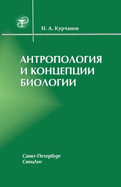 Николай Курчанов Антропология и концепции биологии обложка книги