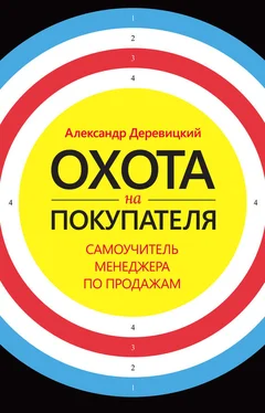 Александр Деревицкий Охота на покупателя. Самоучитель менеджера по продажам обложка книги