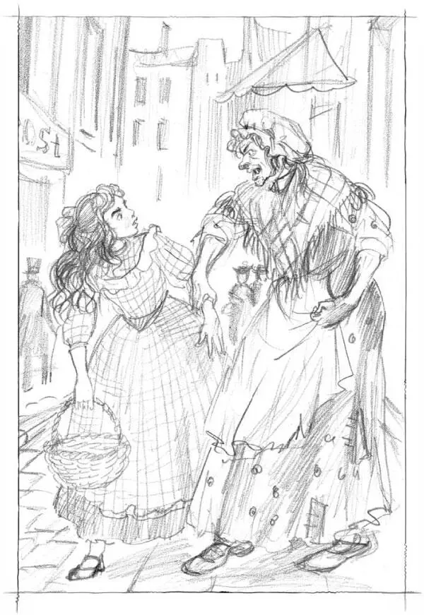 Наконецто я тебя нашла мерзкая воровка воскликнула старуха с мрачной - фото 6