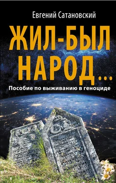 Евгений Сатановский Жил-был народ… Пособие по выживанию в геноциде обложка книги