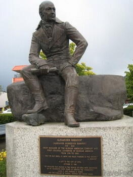 Памятник Баранову на Аляске В 1815 году Антон Георгиевич Шеффер прибыл на - фото 9