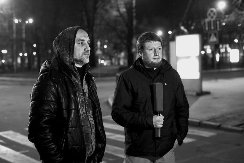 Новороссия С журналистом Семёном Пеговым и командиром подразделения - фото 48