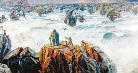 Флот викингов Современный рисунок 1 Начало эпохи средних веков Упадок - фото 8