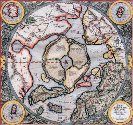Карта Герарда Меркатора 16 век В средневековье большинство географических - фото 103