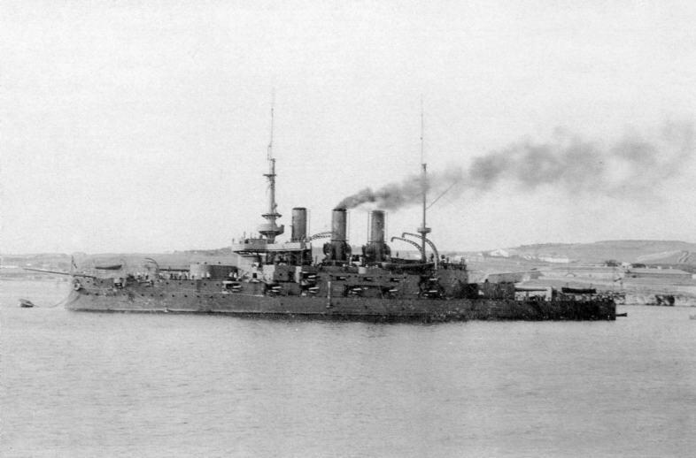Линейный корабль Пантелеймон в Севастополе 1908 год Ф р2239 On 1 Д - фото 20