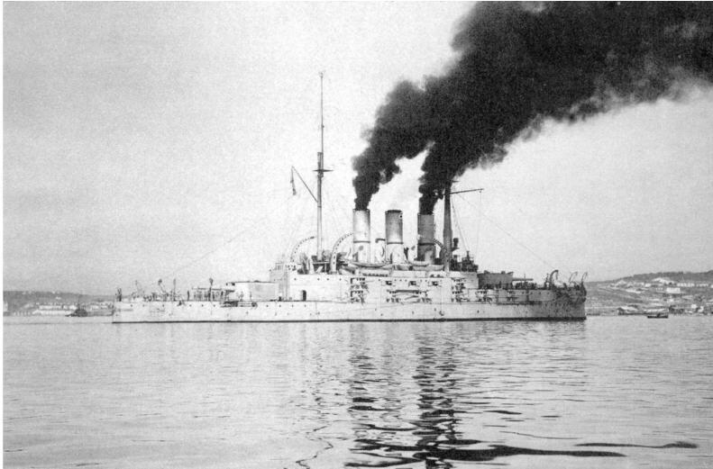 Линейный корабль Пантелеймон в Северной бухте Севастополя 1911 год Ф - фото 21