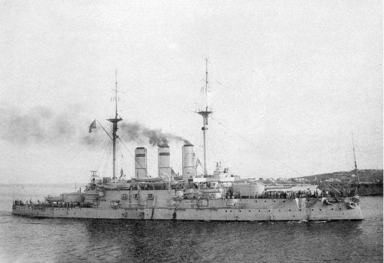 Линейный корабль Евстафий входит в Северную бухту Севастополя Начало 1910х - фото 25