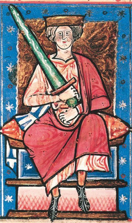 Король Этельред Неразумный Миниатюра из Хроники Эбингдона Около 1220 г - фото 2