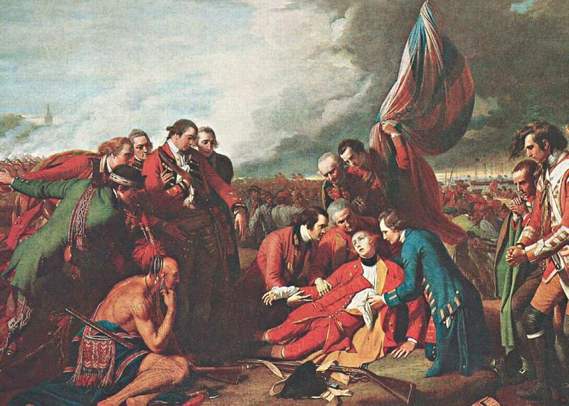 Смерть генерала Вольфа Художник Бенджамин Уэст Около 1771 г Джон Уэсли - фото 26