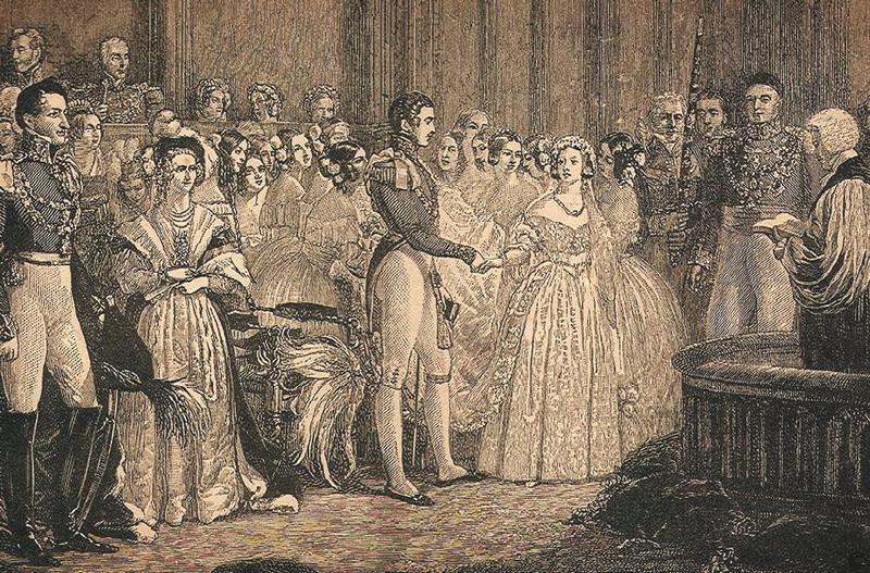Свадьба королевы Виктории и принца Альберта 10 февраля 1840 г Гравюра XIX в - фото 30