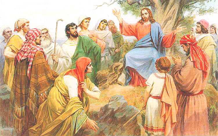 Нагорная проповедь Иисус превращает воду в вино Брак в Кане Галилейской А - фото 10