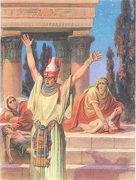 Все египтяне взмолились прося своего царя отпустить евреев из Египта Гора - фото 14