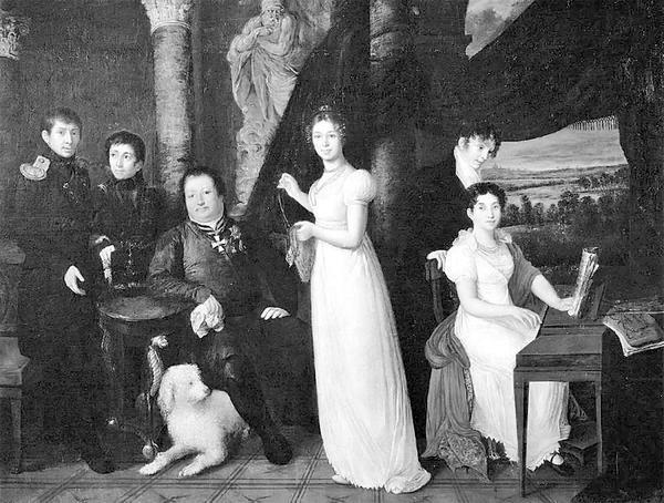 В А Тропинин Ираклий Иванович Морков с семейством 1813 г В доме Моркова - фото 3