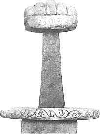 Рукоять одного из 40 норвежских и франкских мечей IX века найденных на - фото 20