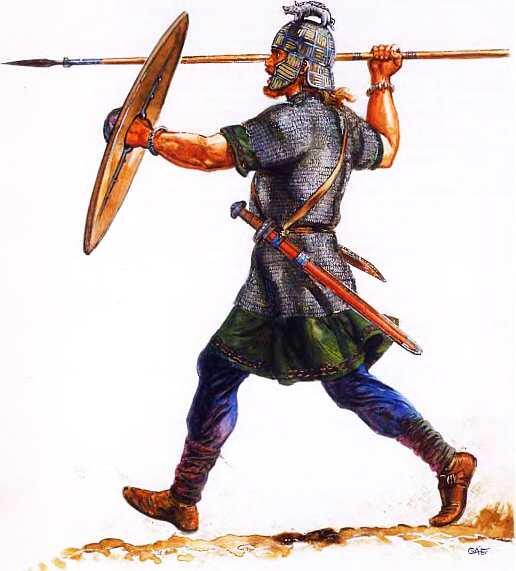 Скандинавский воин VIVII столетний Рисунок сделан на основе изображений - фото 9