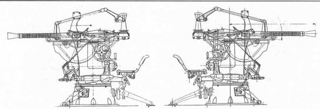 Итальянская двухствольная 135мм автоматическая установка Наружный вид и вид - фото 15