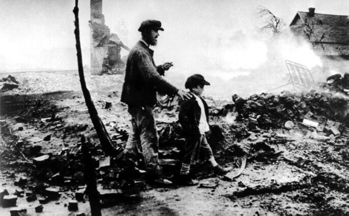 Село Ульяново сожженное немцами Калужская область 1943 г АвторМихаил - фото 176