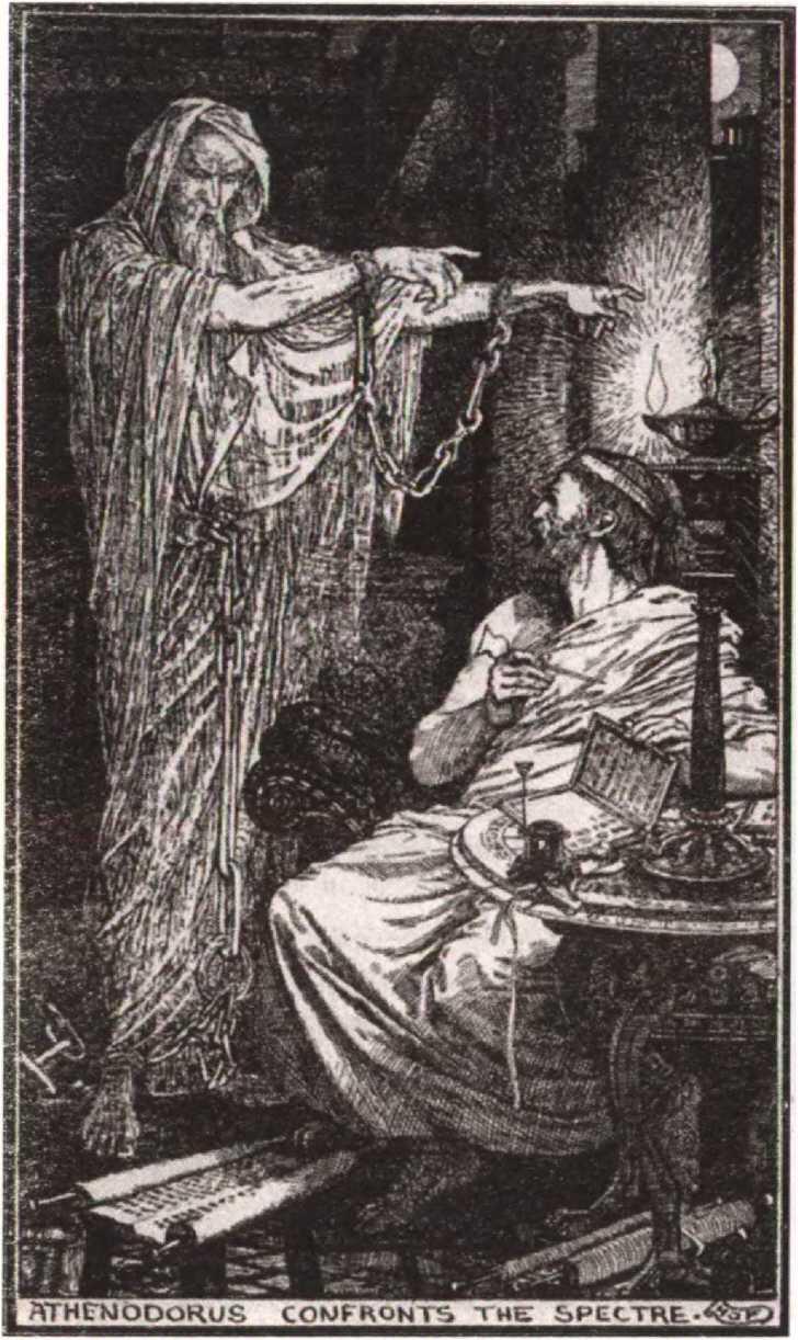 Афинодор и призрак старика Иллюстрация Генри Форда 1900 к письму Плиния - фото 1