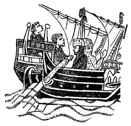 Крестоносцы плывут в Святую Землю на генуэзском транспортном судне 1187 г - фото 11
