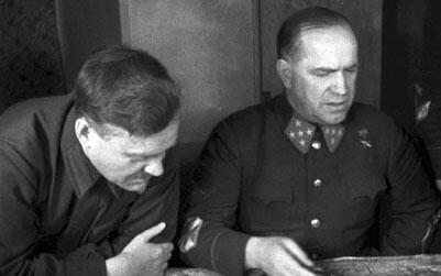 Командующий Западным фронтом генерал армии Г Жуков и член Военного совета Н - фото 9