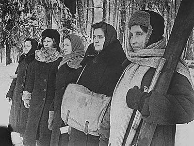 9 ноября 1941 года Женщиныпартизанки В оккупированном районе Подмосковья - фото 10