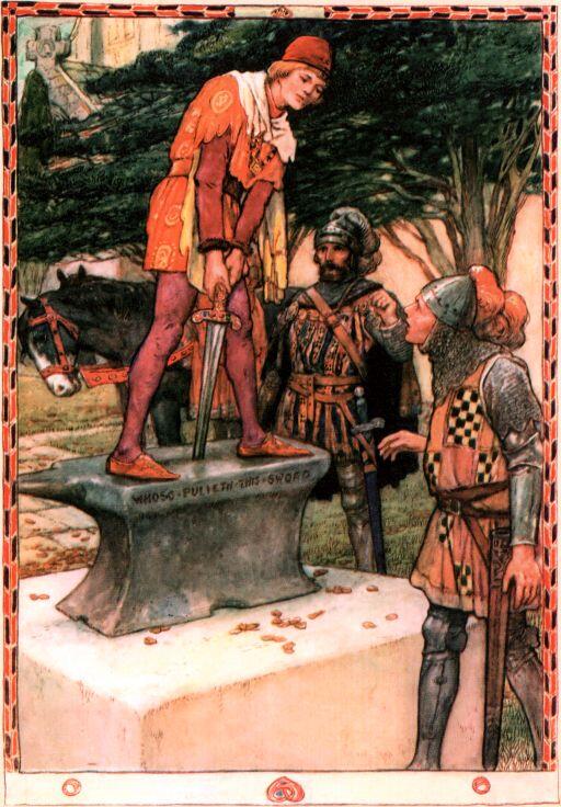 Юный Артур легко достал меч из камня Как Артур стал королем - фото 2