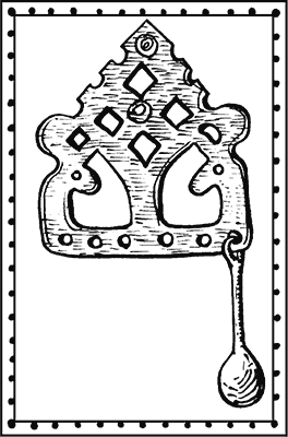 Костяные амулеты уткокони XI век А священным знаком Солнца с незапамятных - фото 7