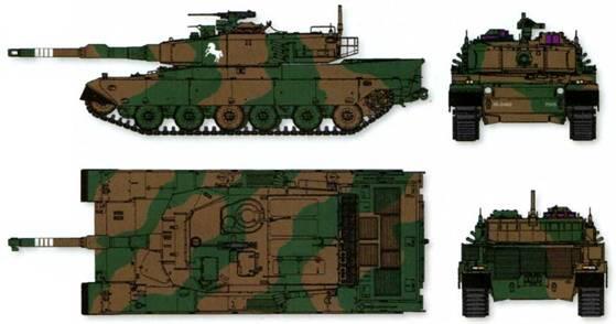 Основной боевой танк Тип 90 ОСНОВНЫЕ СВЕДЕНИЯ Заказчик Силы самообороны - фото 7