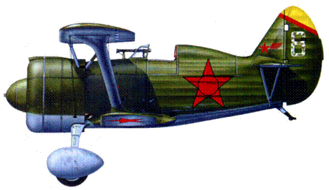 Истребитель И152 тактический номер 8 белый неизвестного советского - фото 147