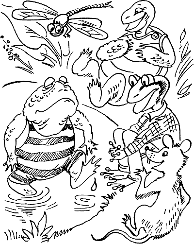 A snake came out of the grass If Toad looks funny in his bathing suit said - фото 2