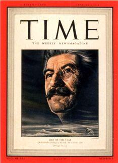 Сталин человек года Обложка журнала Тайм от 4 января 1943 г Главное - фото 15